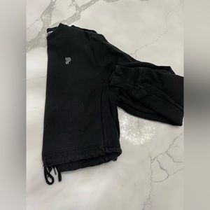 PINK cropped sweatshirt